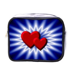 Love Mini Travel Toiletry Bag (one Side) by Siebenhuehner