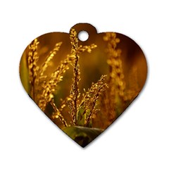 Field Dog Tag Heart (one Sided)  by Siebenhuehner