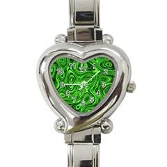 Modern Art Heart Italian Charm Watch  by Siebenhuehner