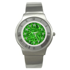 Modern Art Stainless Steel Watch (unisex)