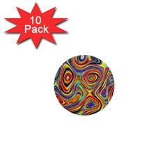 Modern  1  Mini Button Magnet (10 Pack) by Siebenhuehner