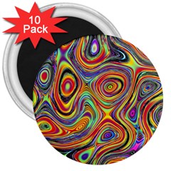 Modern  3  Button Magnet (10 Pack)