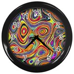 Modern  Wall Clock (Black) Front