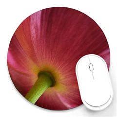 Poppy 8  Mouse Pad (round)