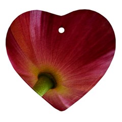 Poppy Heart Ornament by Siebenhuehner