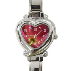 Poppy Heart Italian Charm Watch  by Siebenhuehner