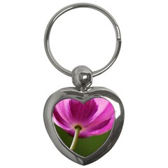 Poppy Key Chain (heart) by Siebenhuehner