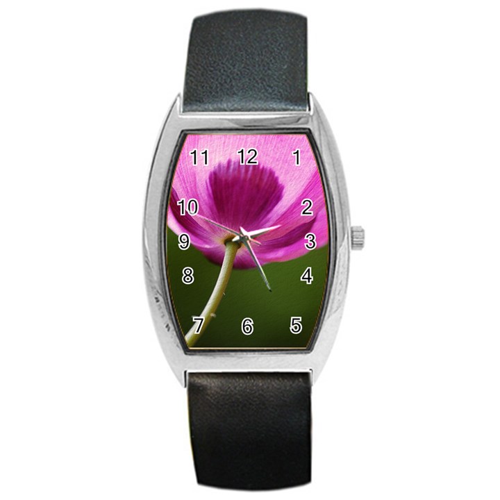 Poppy Tonneau Leather Watch