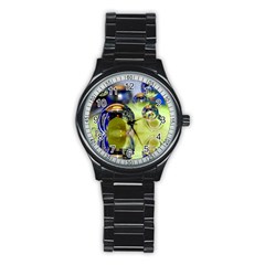 Marble Sport Metal Watch (black)