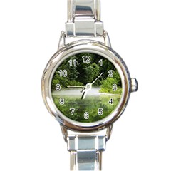 Foog Round Italian Charm Watch