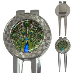 Peacock Golf Pitchfork & Ball Marker