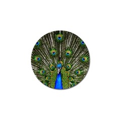 Peacock Golf Ball Marker 4 Pack