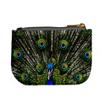 Peacock Coin Change Purse Back