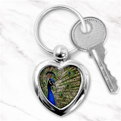 Peacock Key Chain (heart)