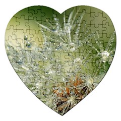 Dandelion Jigsaw Puzzle (heart) by Siebenhuehner