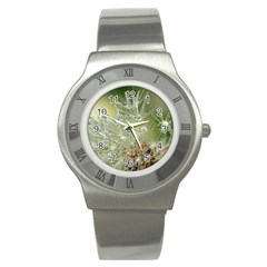 Dandelion Stainless Steel Watch (unisex) by Siebenhuehner