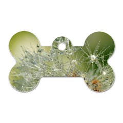 Dandelion Dog Tag Bone (Two Sided)