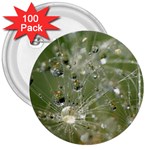 Dandelion 3  Button (100 pack) Front