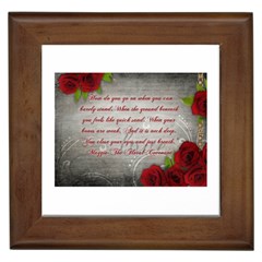 Maggie s Quote Framed Ceramic Tile