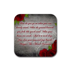 Maggie s Quote Drink Coaster (square)