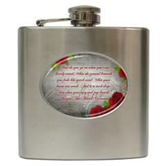 Maggie s Quote Hip Flask