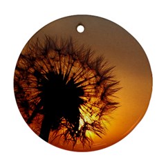 Dandelion Round Ornament (two Sides)