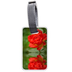 Rose Luggage Tag (one Side) by Siebenhuehner