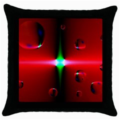 Magic Balls Black Throw Pillow Case by Siebenhuehner