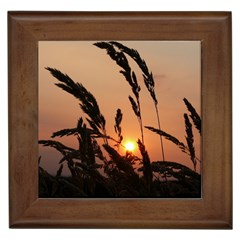 Sunset Framed Ceramic Tile by Siebenhuehner