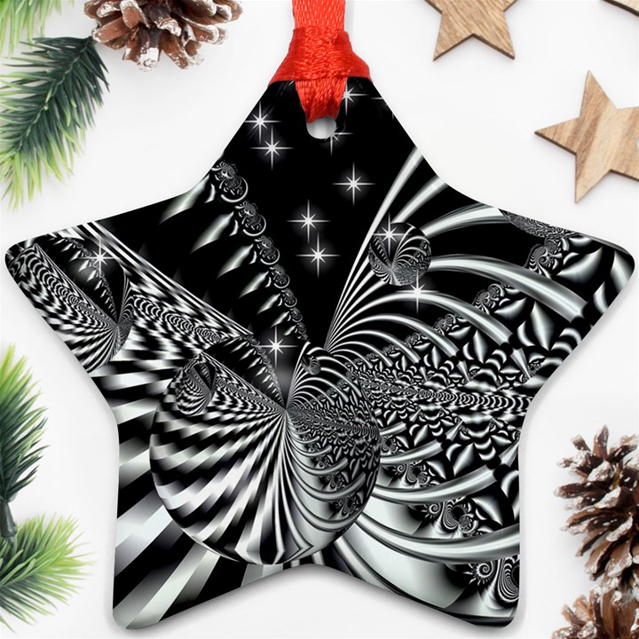 Space Star Ornament (Two Sides)