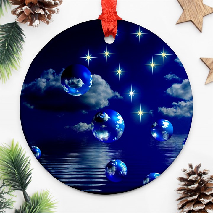 Sky Round Ornament