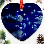 Sky Heart Ornament Front