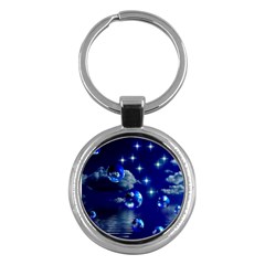 Sky Key Chain (round) by Siebenhuehner