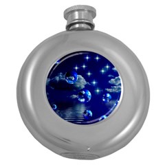 Sky Hip Flask (round)