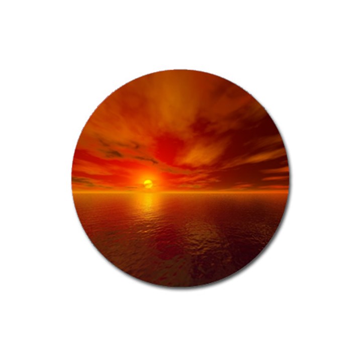 Sunset Magnet 3  (Round)