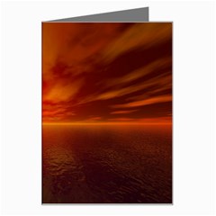 Sunset Greeting Card by Siebenhuehner