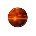 Sunset Golf Ball Marker (for Hat Clip) Front