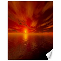 Sunset Canvas 12  X 16  (unframed) by Siebenhuehner