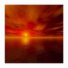 Sunset Glasses Cloth (medium, Two Sided) by Siebenhuehner