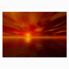 Sunset Glasses Cloth (large, Two Sided) by Siebenhuehner