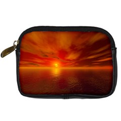 Sunset Digital Camera Leather Case by Siebenhuehner