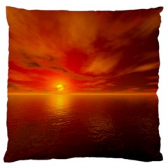 Sunset Large Cushion Case (single Sided)  by Siebenhuehner