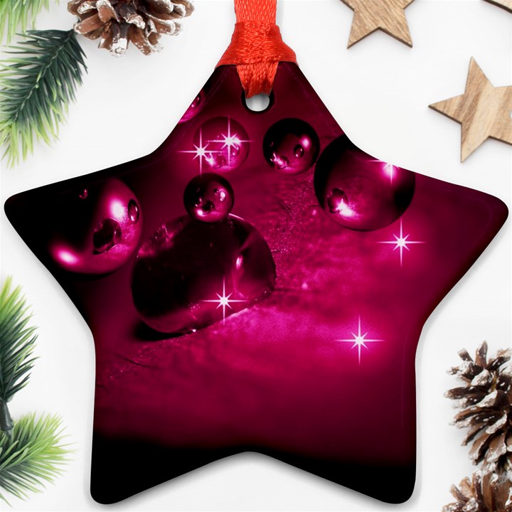 Sweet Dreams  Star Ornament (Two Sides)