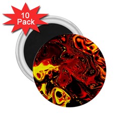 Fire 2 25  Button Magnet (10 Pack) by Siebenhuehner