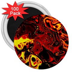 Fire 3  Button Magnet (100 Pack) by Siebenhuehner