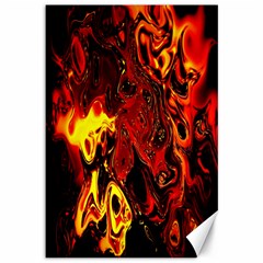 Fire Canvas 12  X 18  (unframed) by Siebenhuehner