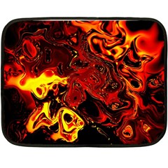 Fire Mini Fleece Blanket (two Sided) by Siebenhuehner