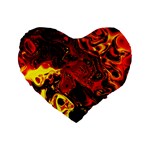 Fire 16  Premium Heart Shape Cushion  Front