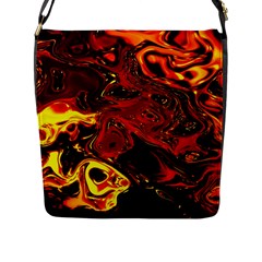 Fire Flap Closure Messenger Bag (large) by Siebenhuehner