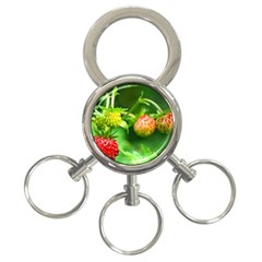 Strawberry  3-ring Key Chain by Siebenhuehner